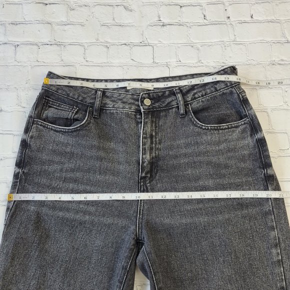 PacSun Woman’s washed out black mom jeans high rise size 30 - Picture 7 of 12
